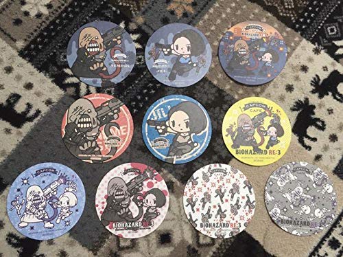 バイオハザード BIOHAZARD コースター 全種コンプ 特典 カプコンカフェ